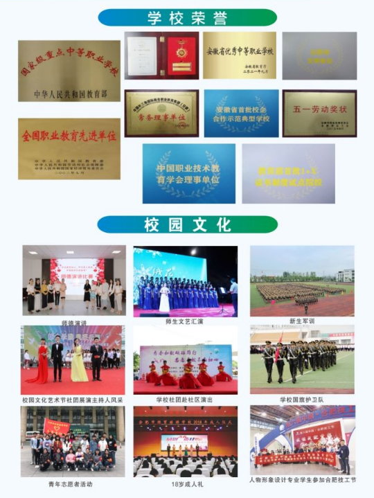 2022年合肥市经贸旅游学校秋季招生简章及招生专业