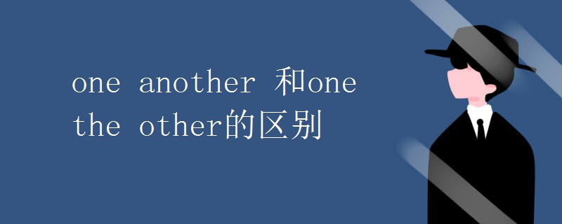 one another 和one the other的区别