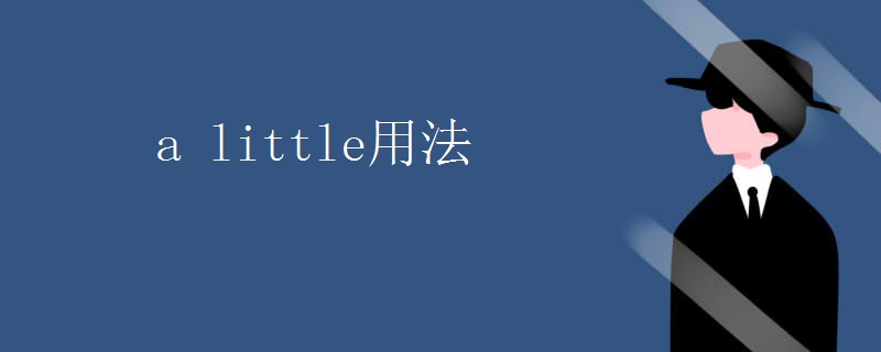 a little用法