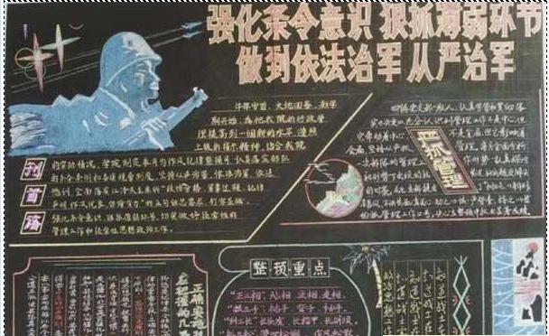 八一建军节精美黑板报欣赏