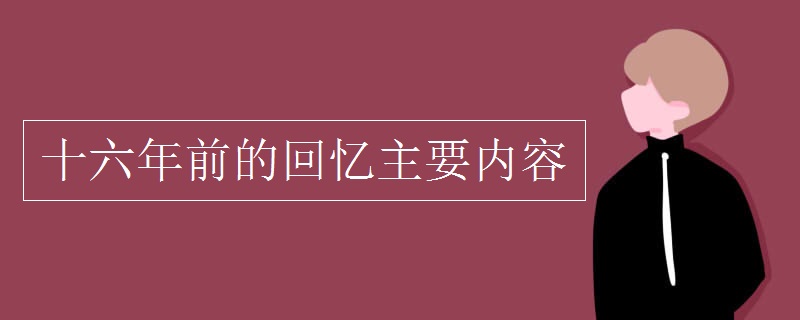 十六年前的回忆主要内容
