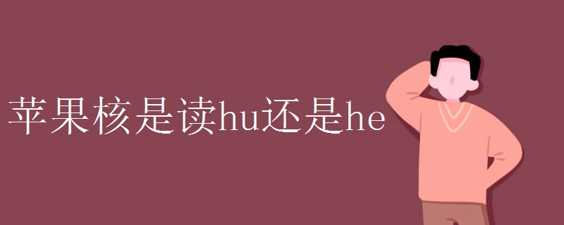苹果核是读hu还是he