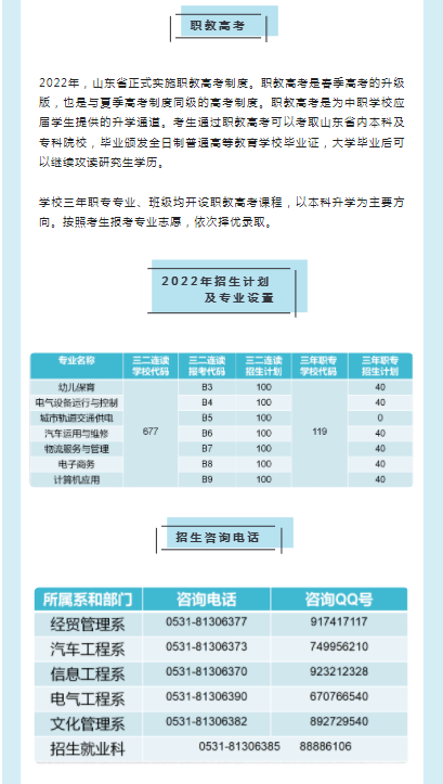 2022年济南理工学校秋季招生简章