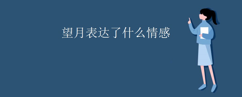 望月表达了什么情感