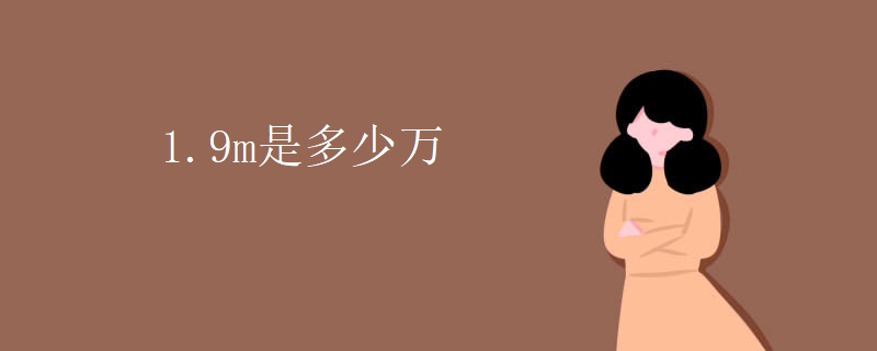 1.9m是多少万