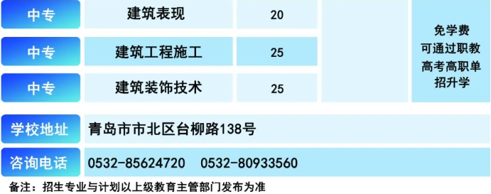 2024青岛市房地产职业中等专业学校招生简章