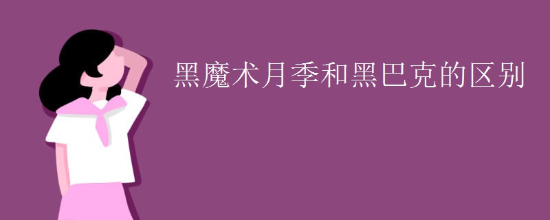 黑魔术月季和黑巴克的区别