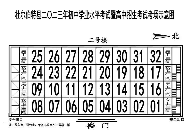 2023大庆中考考场考点设置