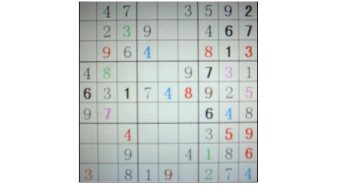 1一一9九宫格数独口诀