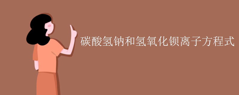 碳酸氢钠和氢氧化钡离子方程式