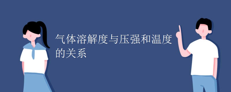 气体溶解度与压强和温度的关系