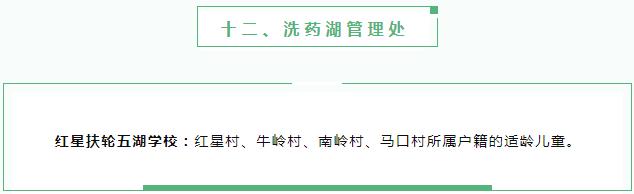 2023南昌湾里小学、初中学校招生学区划片范围