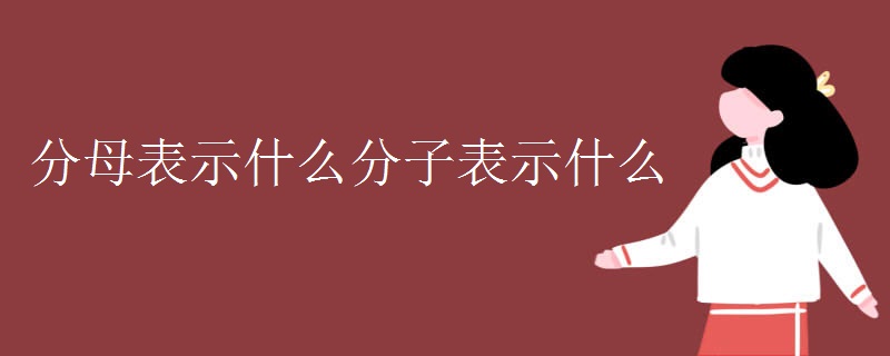 分母表示什么分子表示什么