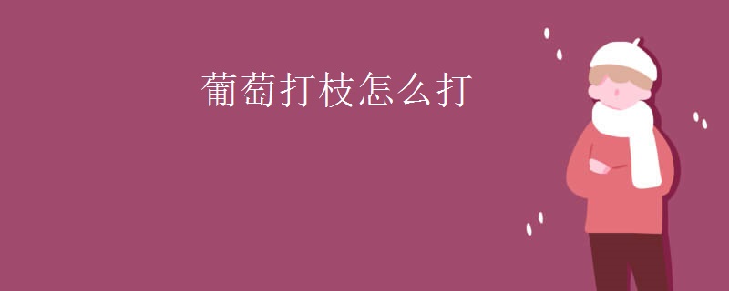 葡萄打枝怎么打