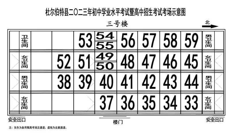 2023大庆中考考场考点设置