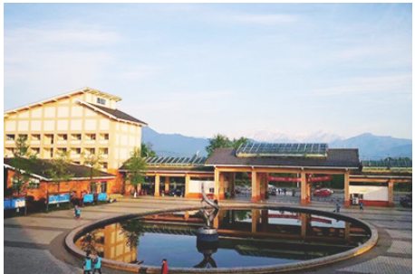 都江堰市职业中学环境