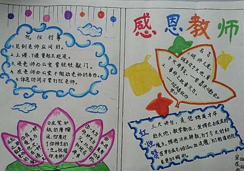 2021年教师节精致手抄报