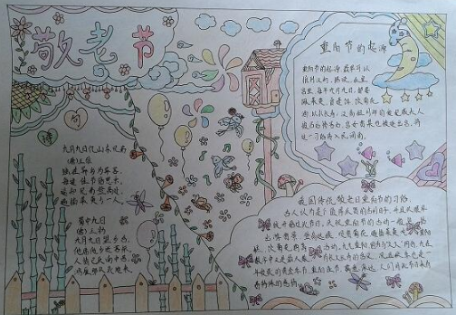 2021九九重阳节手抄报大全