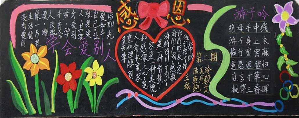 2024母亲节黑板报图片大全