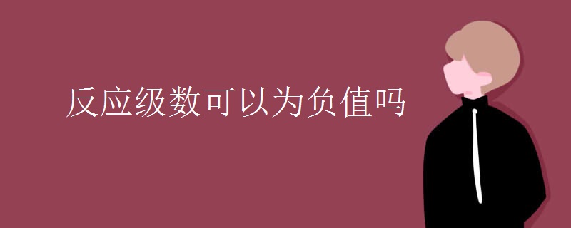 反应级数可以为负值吗
