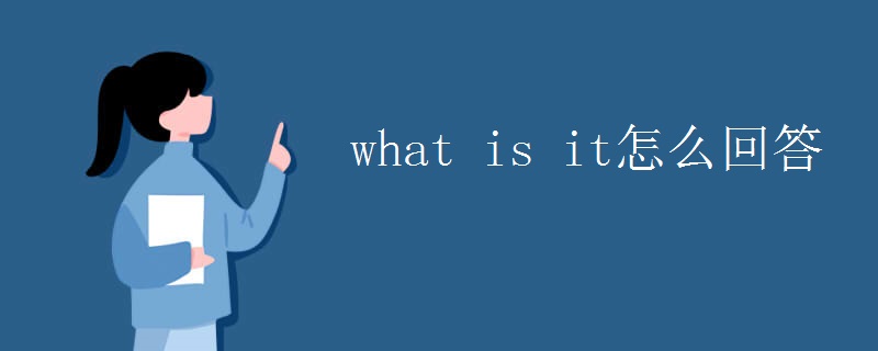 what is it怎么回答