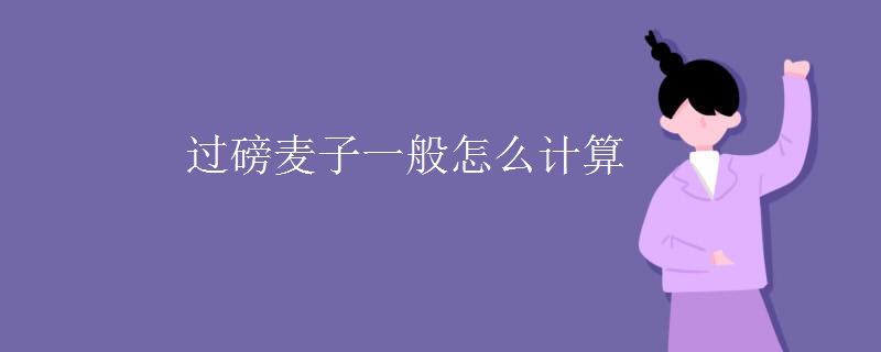过磅麦子一般怎么计算