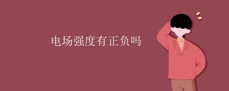 电场强度有正负吗