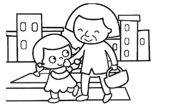 2021重阳节手抄报简笔画