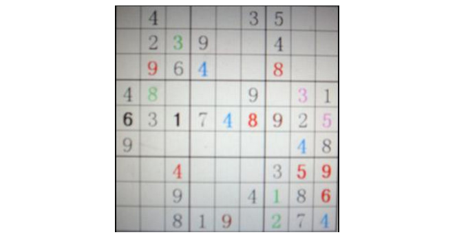 1一一9九宫格数独口诀
