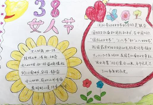 2024年三八妇女节手抄报图片简单又漂亮
