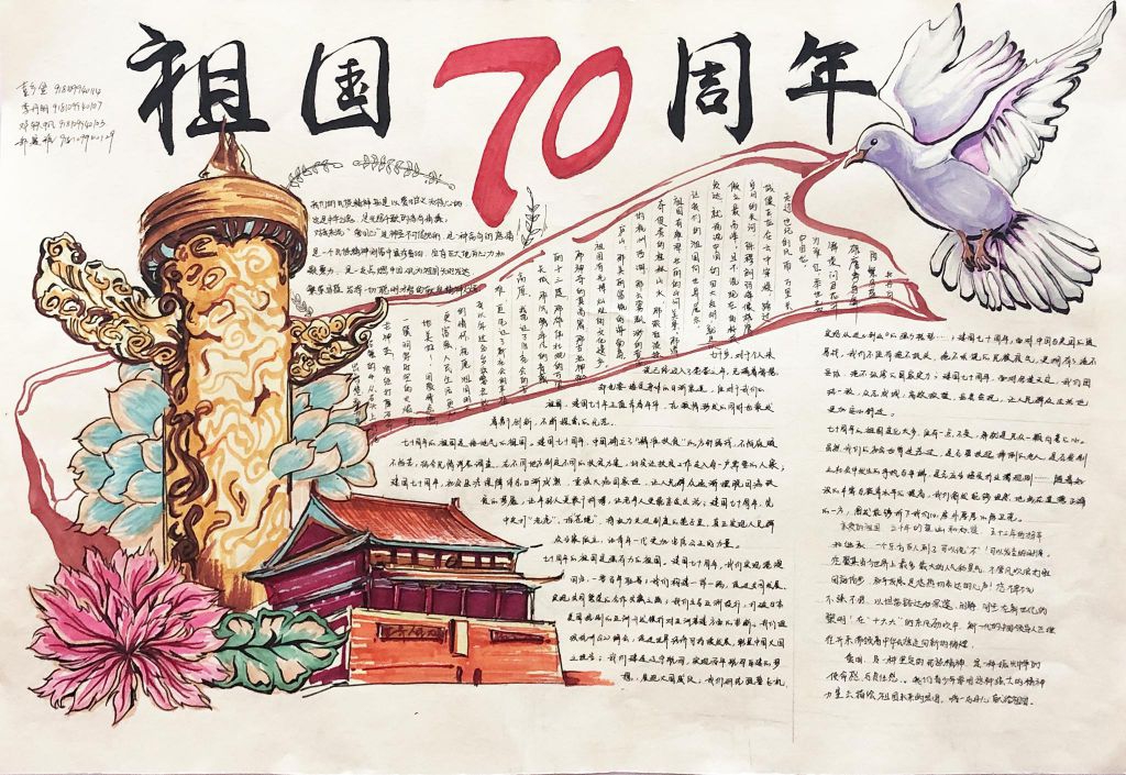 2024国庆节精美手抄报精选