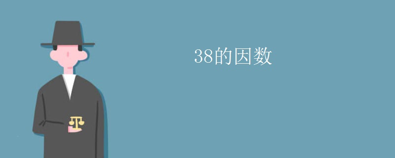 38的因数