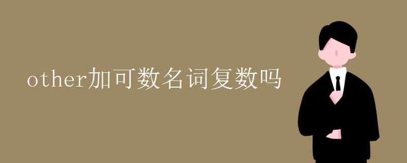 other加可数名词复数吗