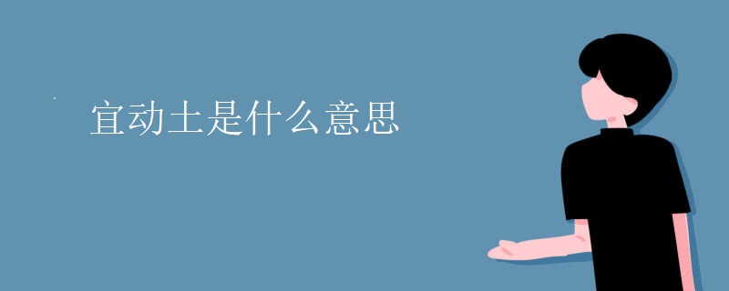 宜动土是什么意思