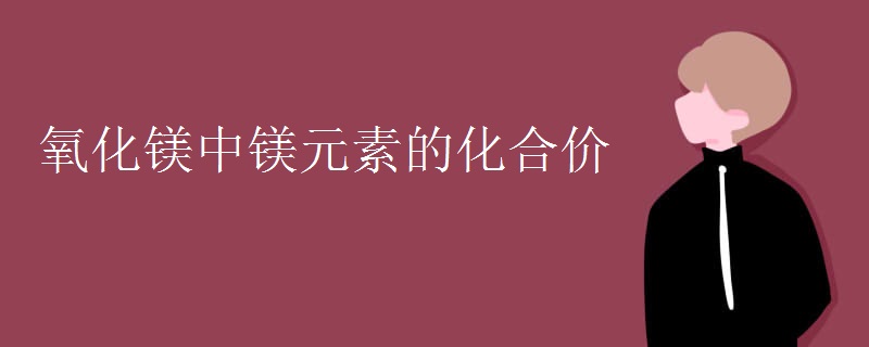 氧化镁中镁元素的化合价