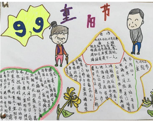 重阳节手抄报简单又漂亮2021