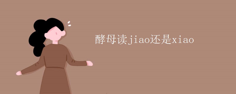 酵母读jiao还是xiao