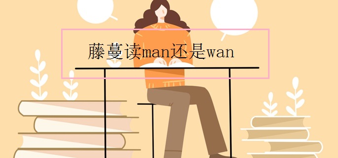 藤蔓读man还是wan
