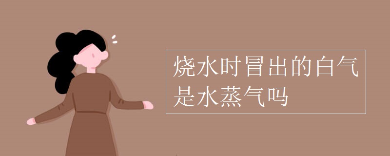 烧水时冒出的白气是水蒸气吗