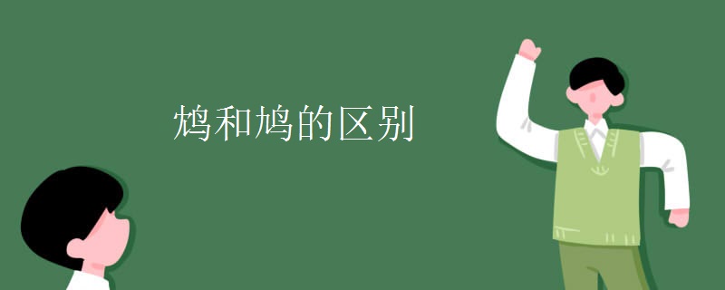 鸩和鸠的区别