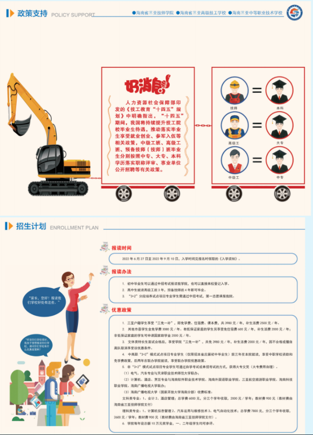 2022年海南省三亚技师学院招生简章